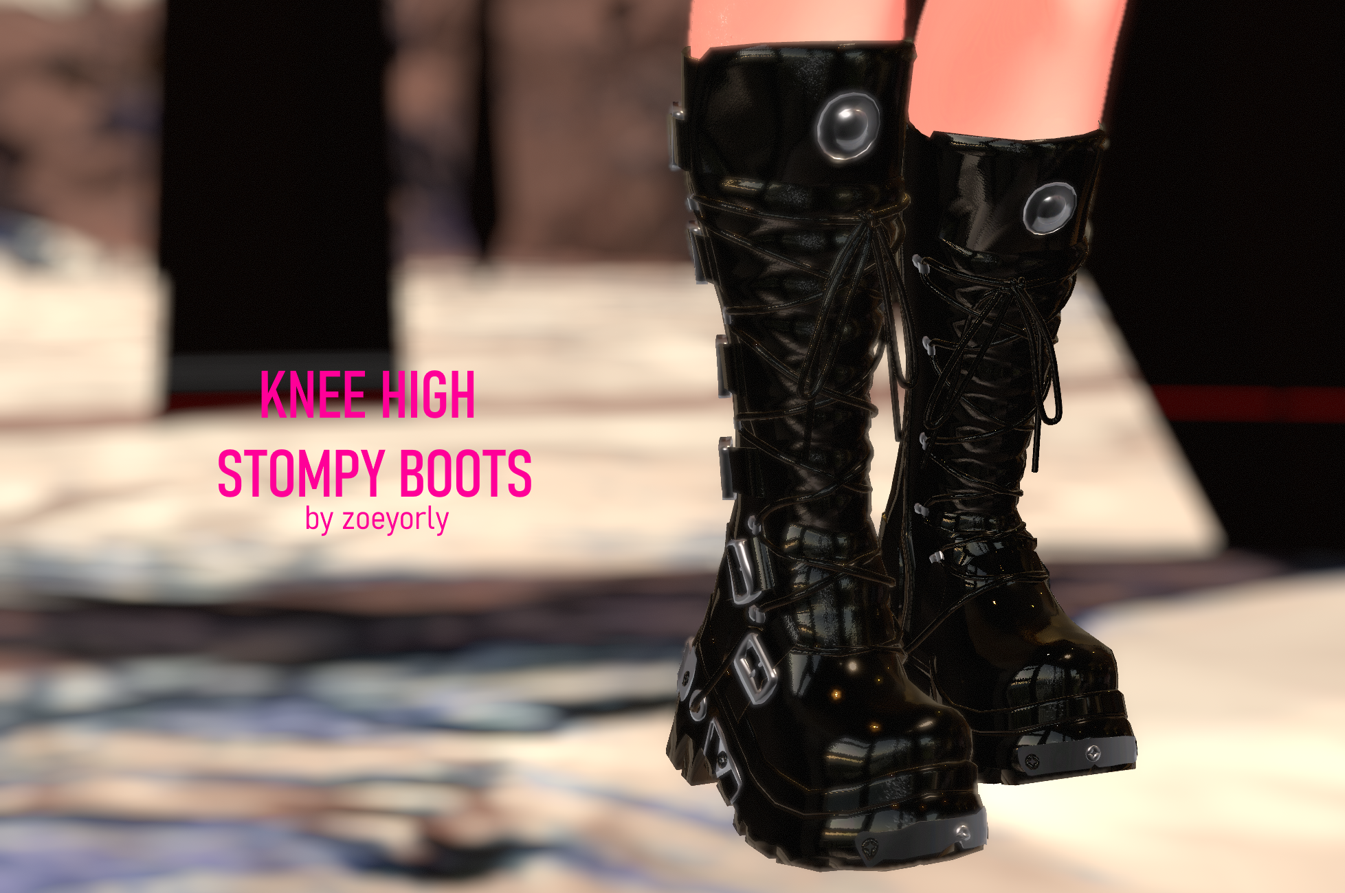 Knee High Stompy Boots