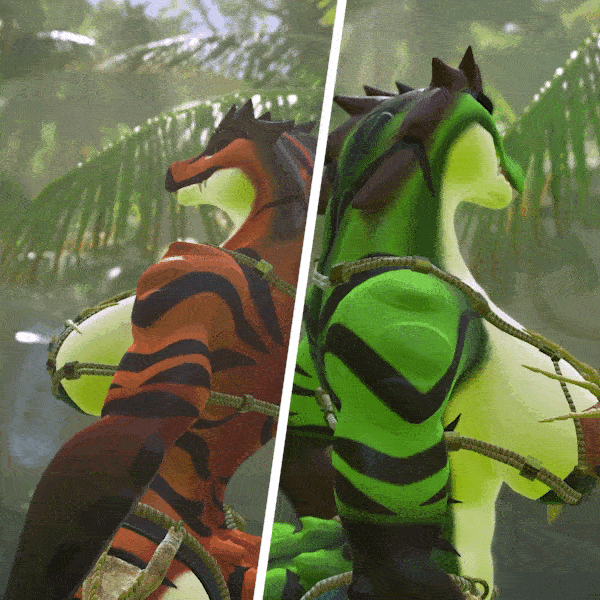 Striped Kroxigor Texture