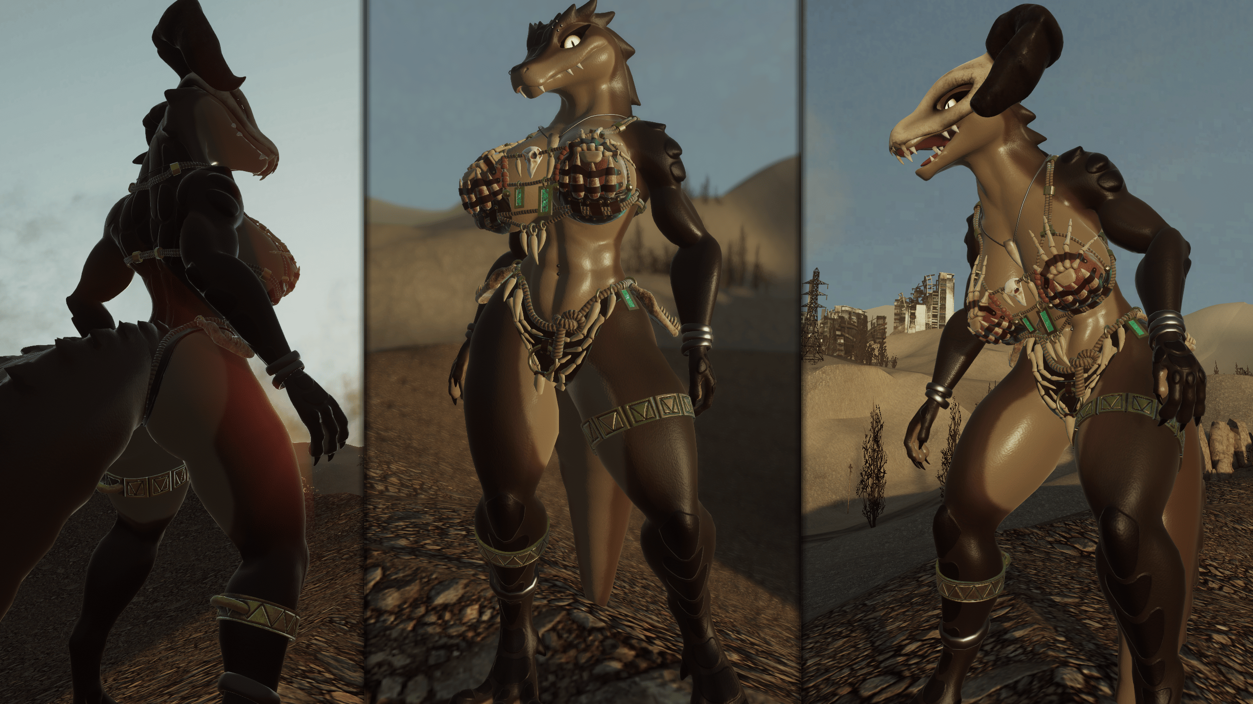 Deathclaw Kroxigor Texture + Skull Mask