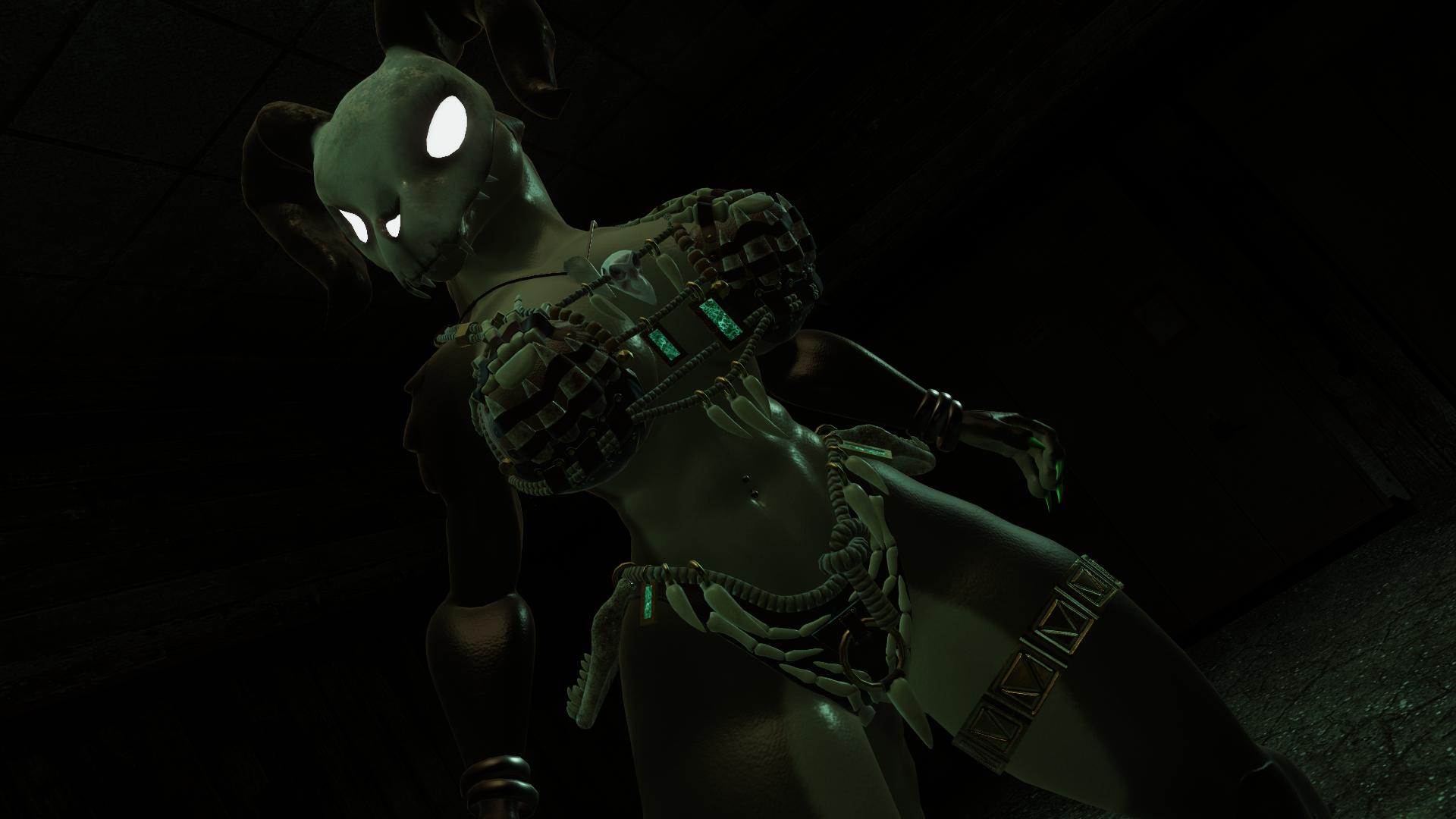 Deathclaw Kroxigor Texture + Skull Mask