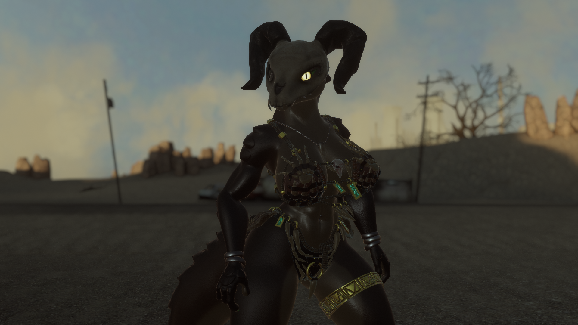 Deathclaw Kroxigor Texture + Skull Mask