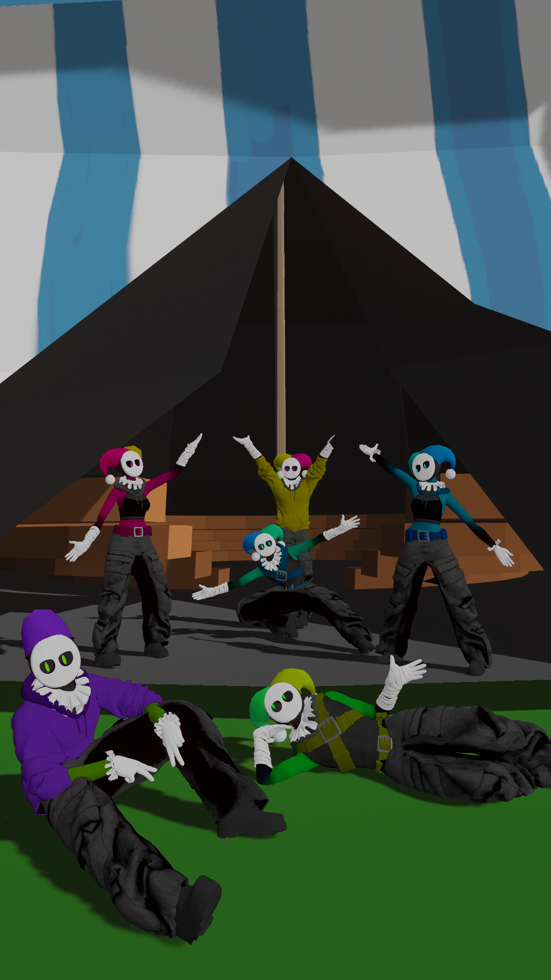 Clown avatar's