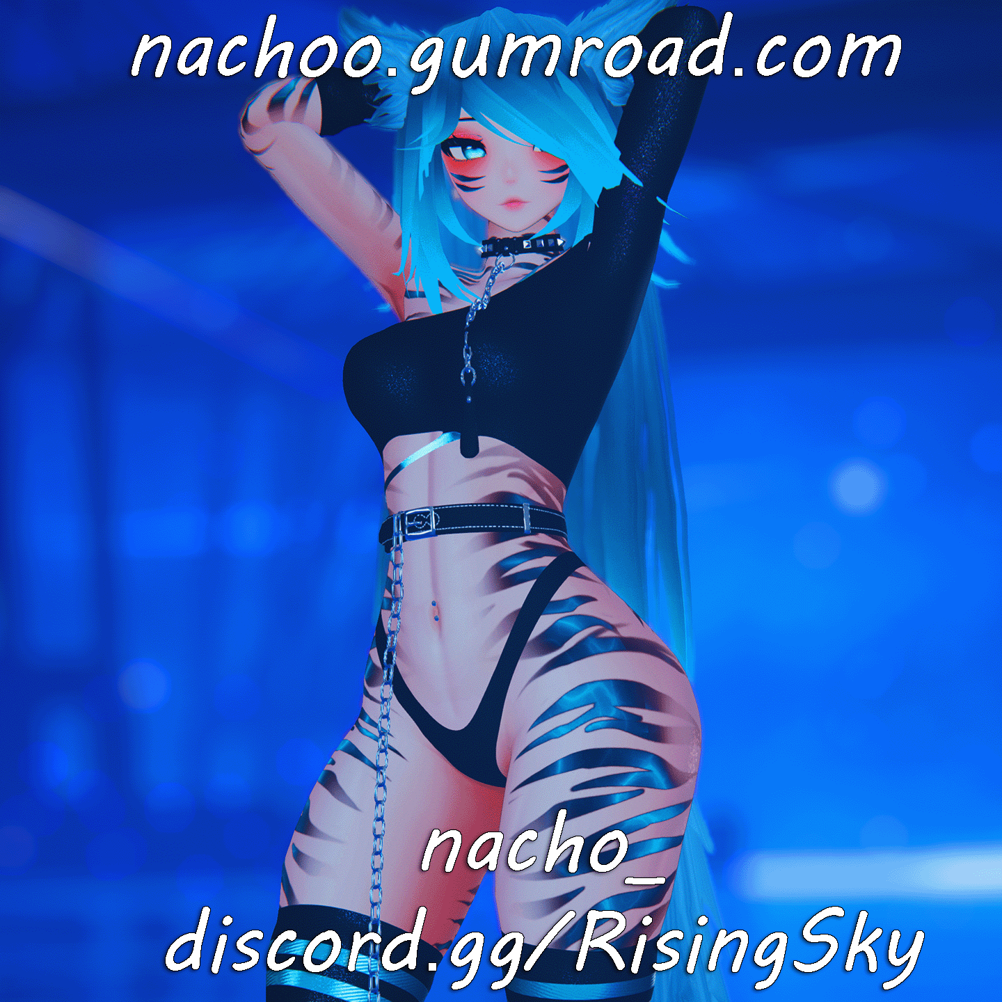 VRChat: Luna Rework- Avatar 3.0 - Physbones - Contacts - SPS
