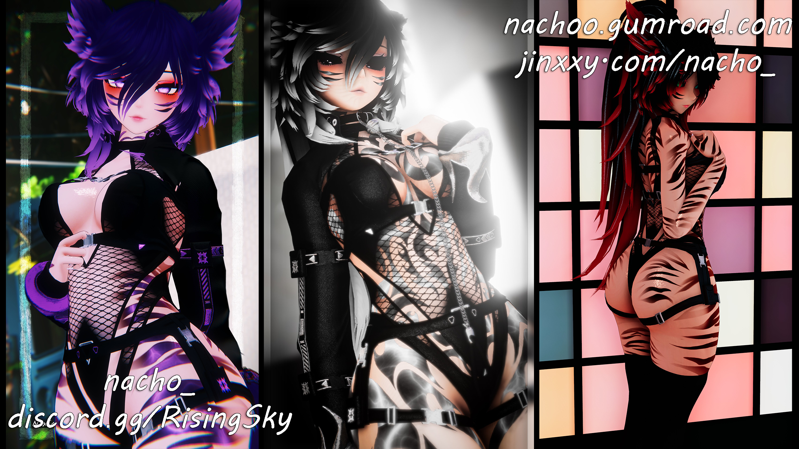 VRChat: Skylar Rework - Contacts - VRCFT - GoGoLoco - More~