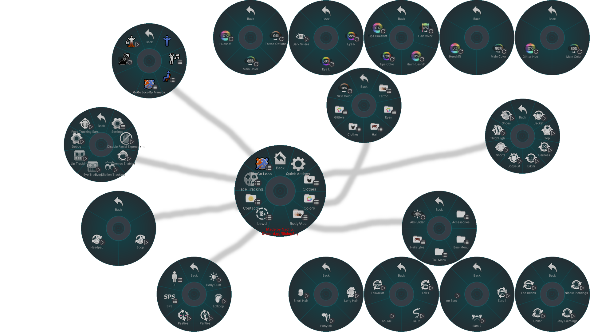 VRChat: Skylar Rework - Contacts - VRCFT - GoGoLoco - More~