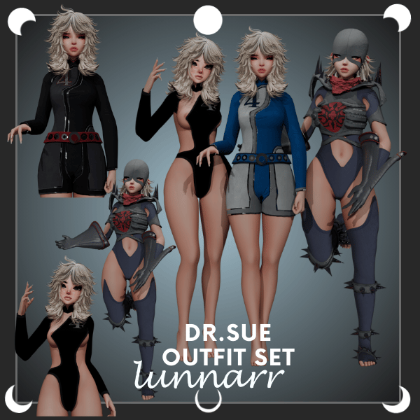 Dr. Sue Storm Outfit Set