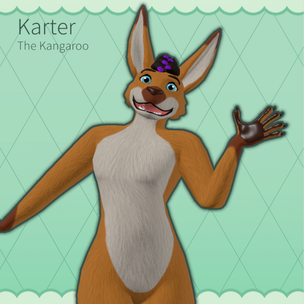 Karter the Kangaroo (VRChat Avatar)