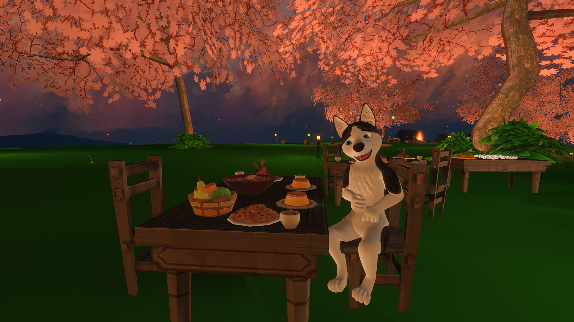 Husky Avatar (Fox, Wolf and Raccoon included) VRChat Avatar