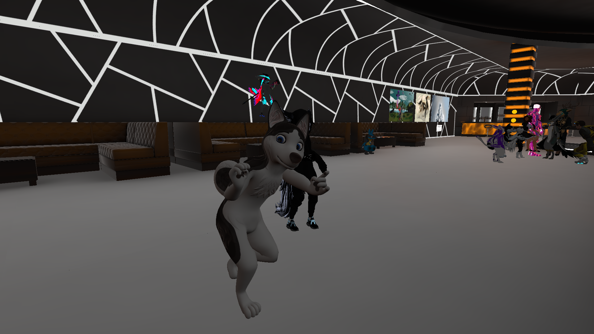 Husky Avatar (Fox, Wolf and Raccoon included) VRChat Avatar
