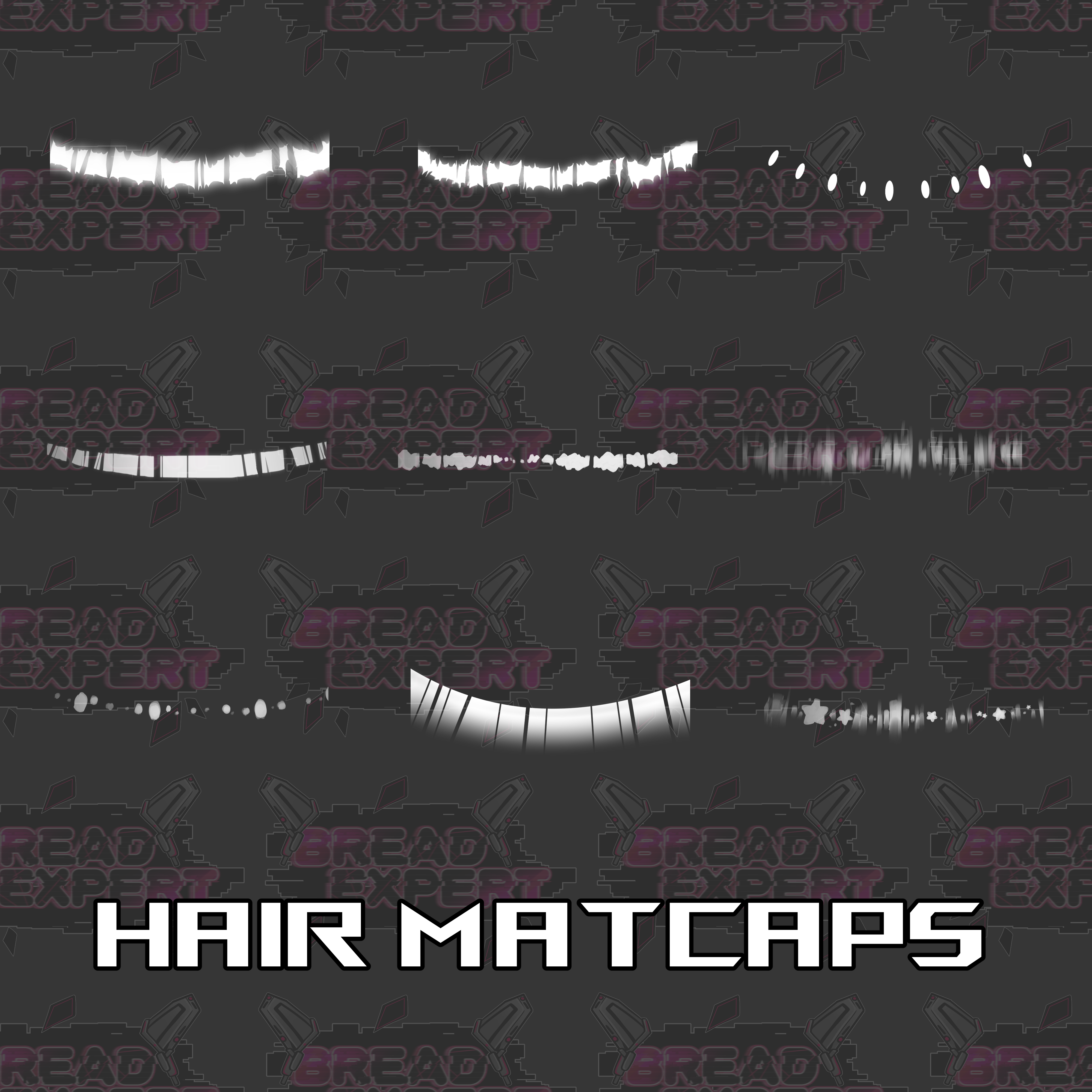 15 Hair Matcaps
