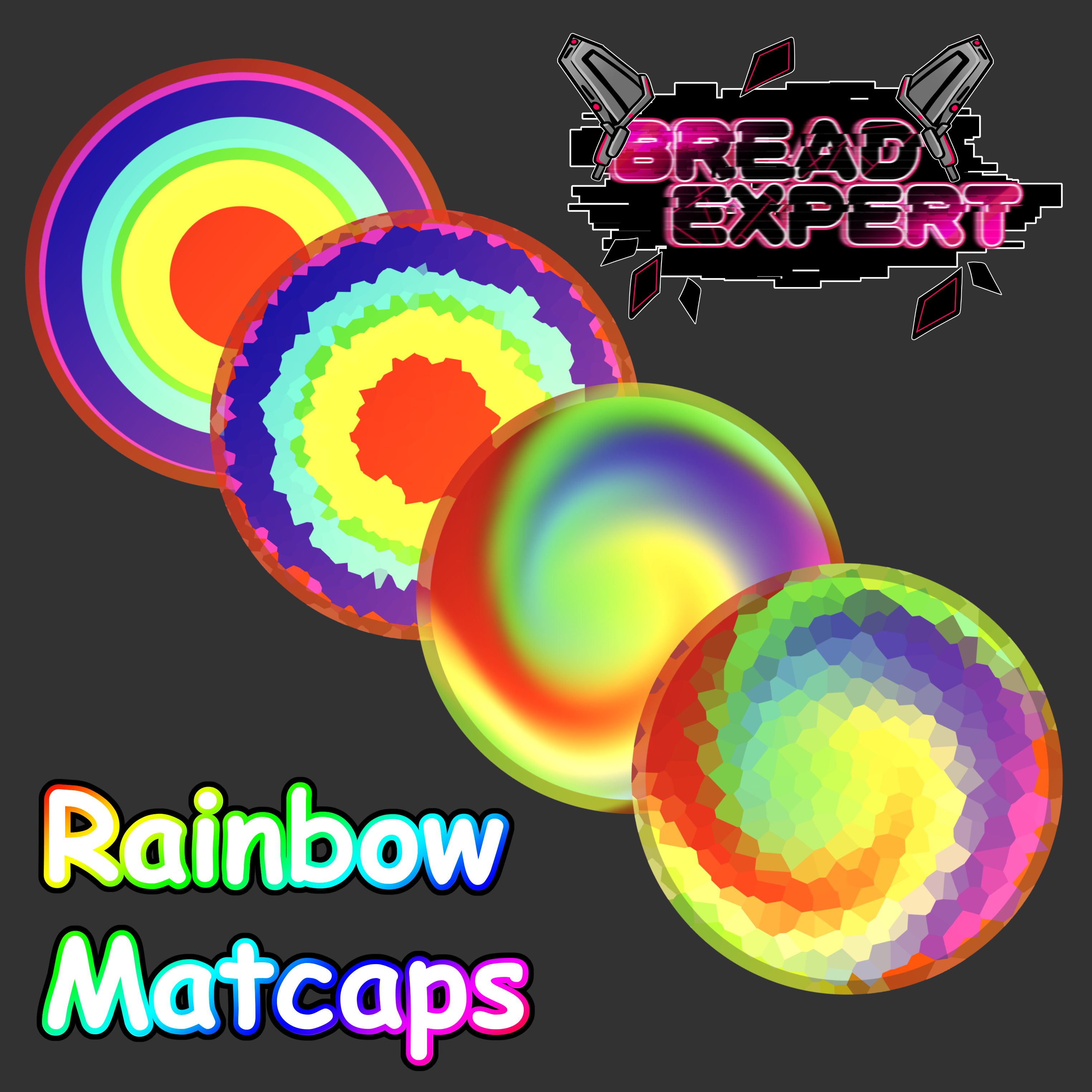 FREE Rainbow Matcaps