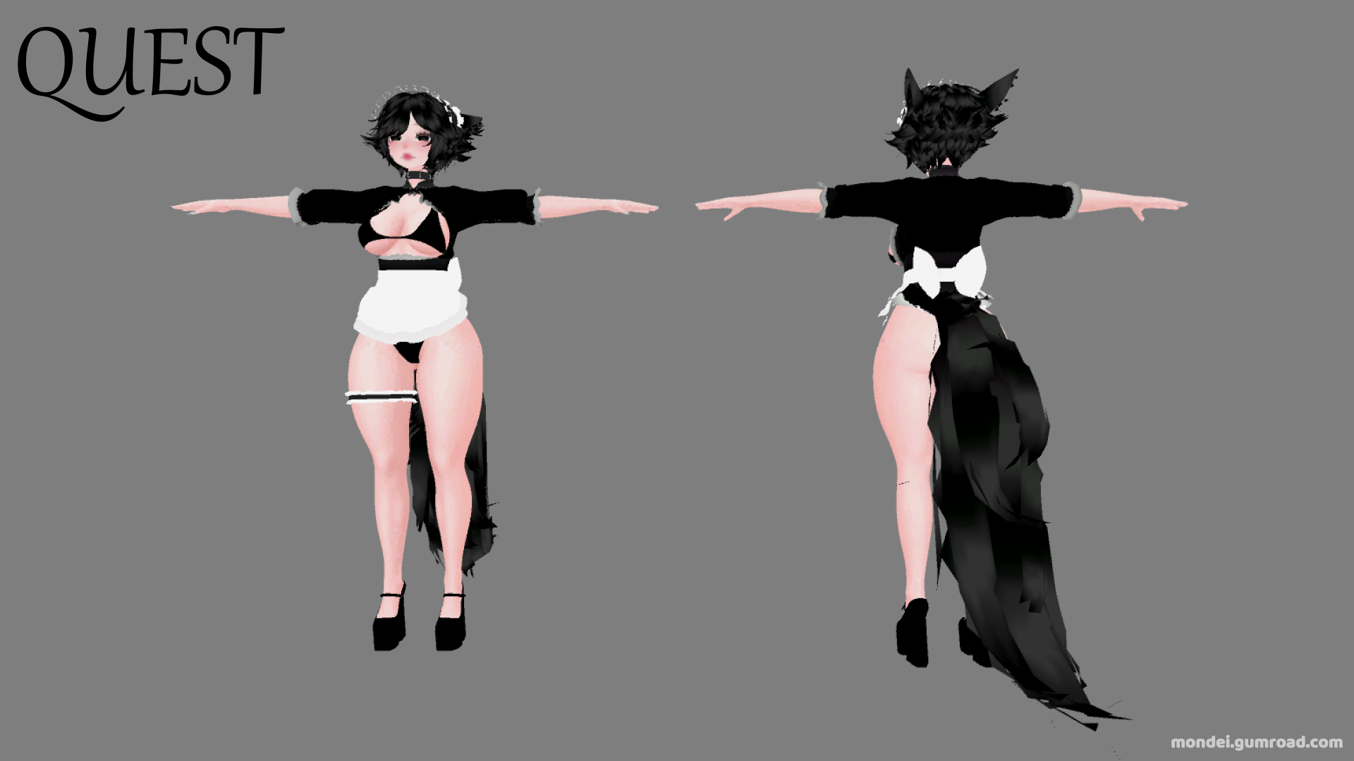 Lou the Maid {SPS | GogoLoco | Physbones | PC + Quest}