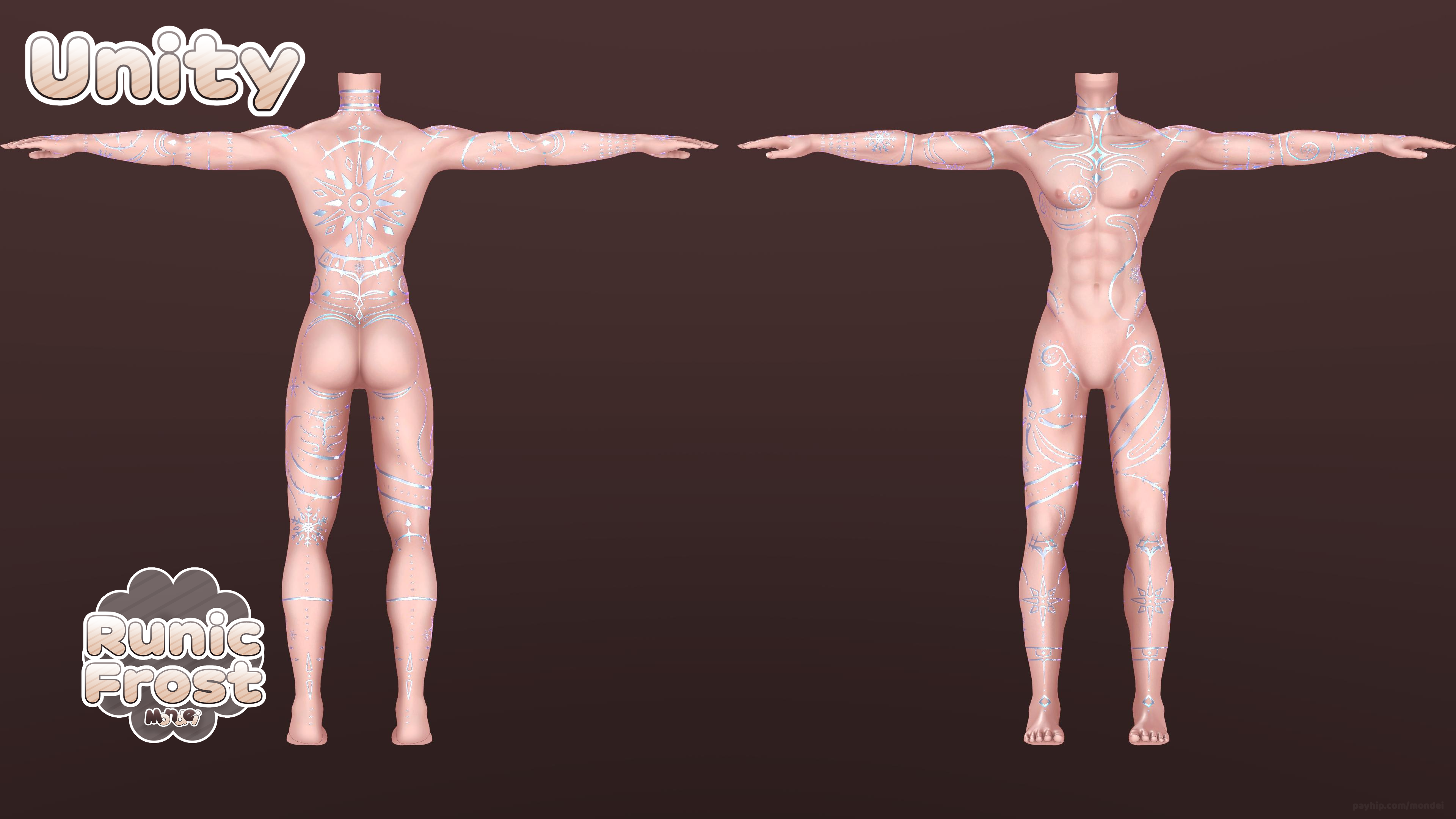 Runic Frost Tattoo Texture | Akii Base