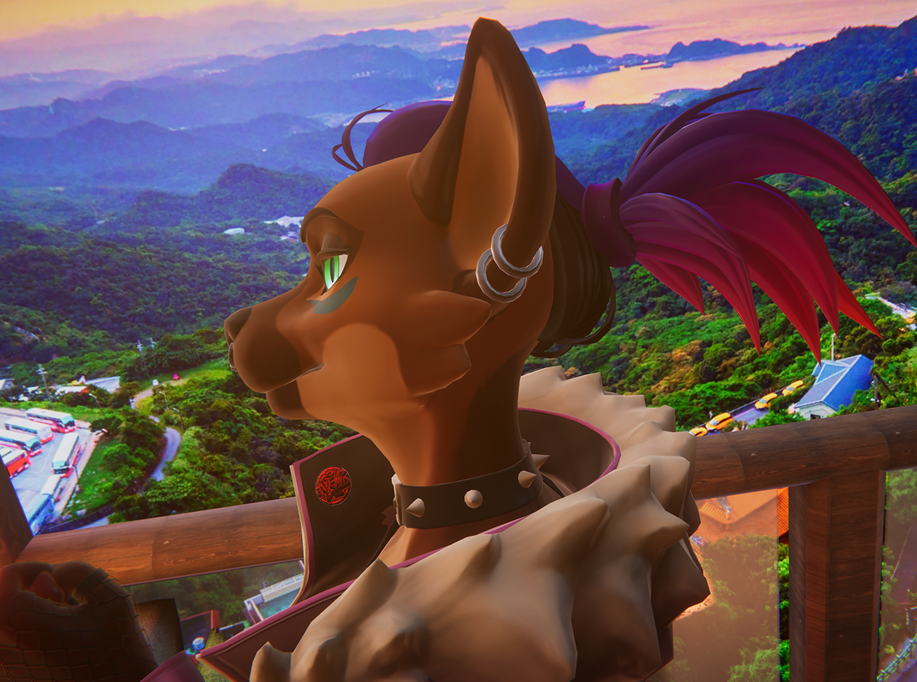 Spiky Ponytail for Hyenid