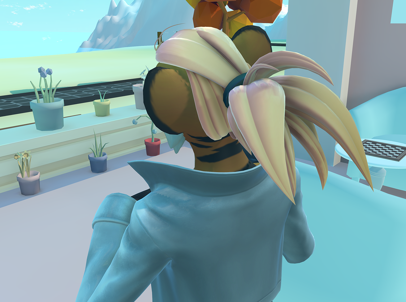 Spiky Ponytail for Hyenid