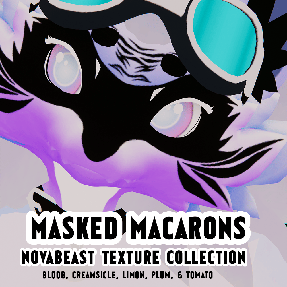 MASKED MACARONS Novabeast Texture Collection
