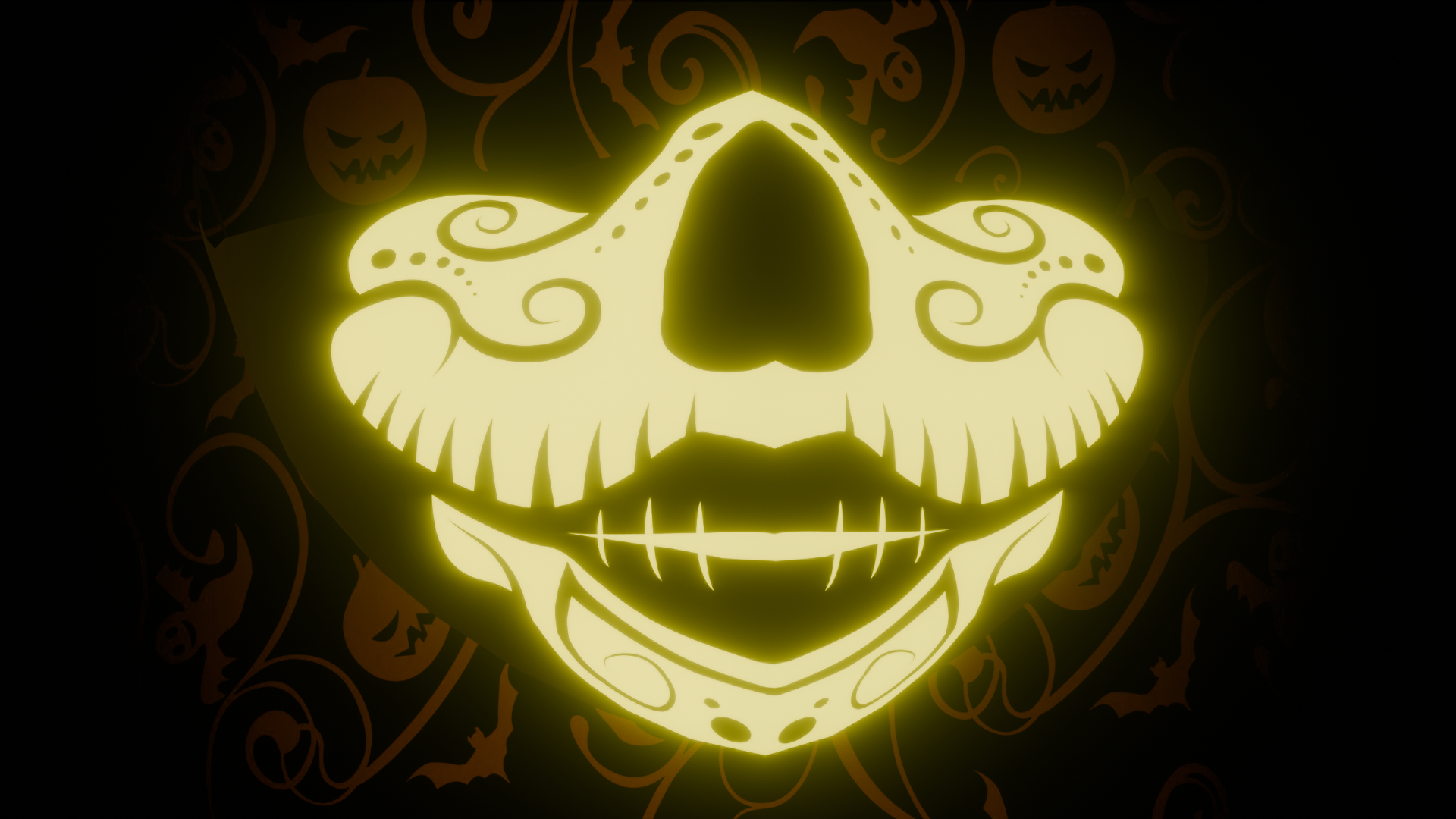 Halloween Sugar Skull Mask