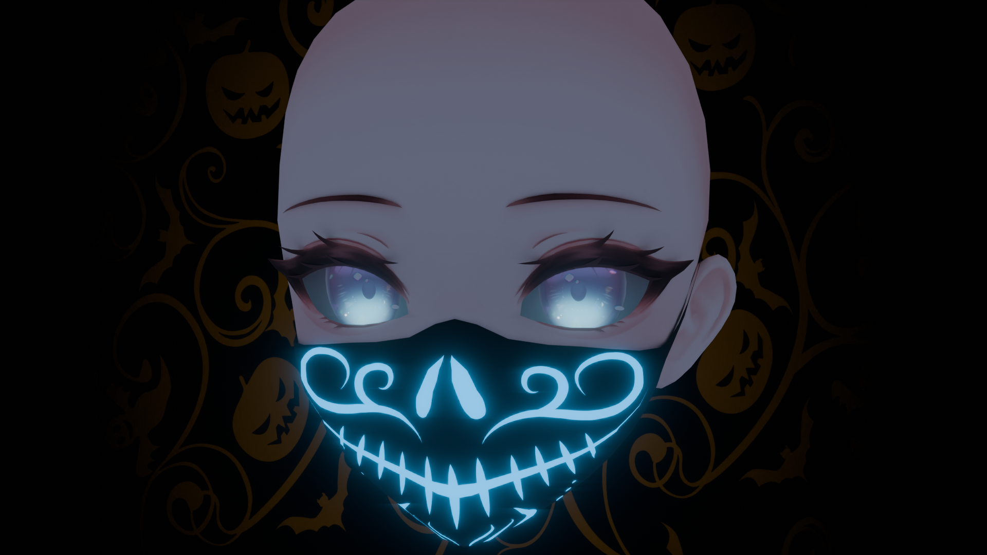 Halloween Sugar Skull Mask