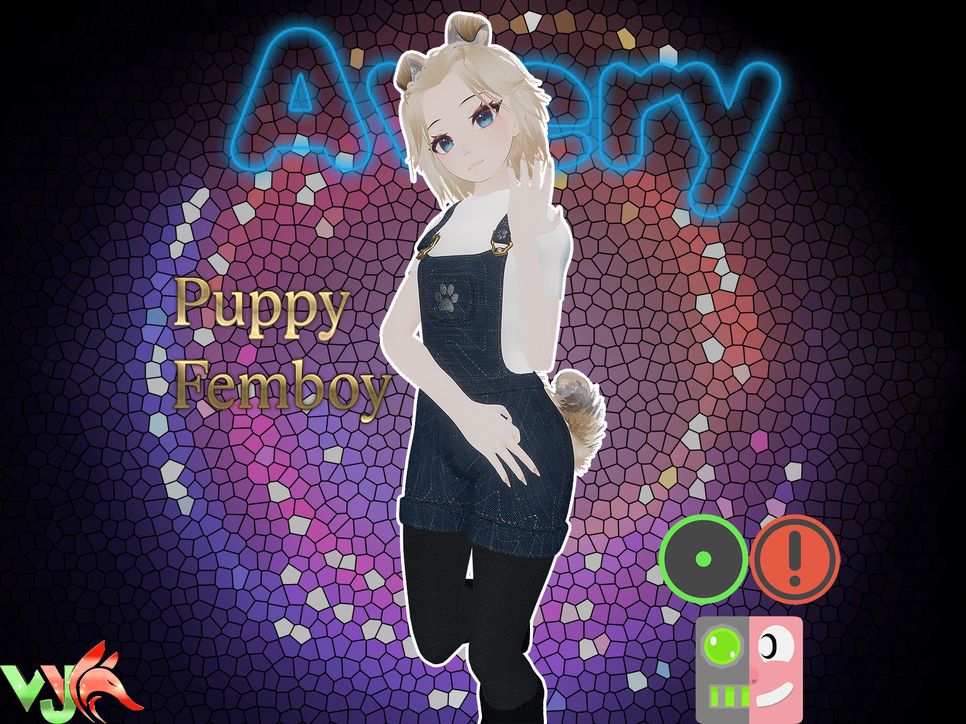 Avery Puppy Femboy (Face Tracking, GogoLoco)