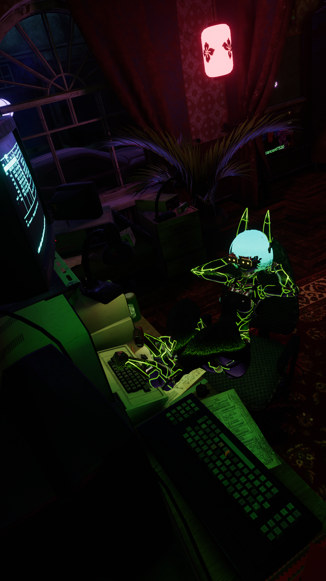 Synthwave CyberCyant - Cyant and Runyant Material and texture set