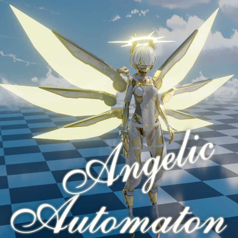 Angelic Automaton - Cyant and Runyant Material and texture set
