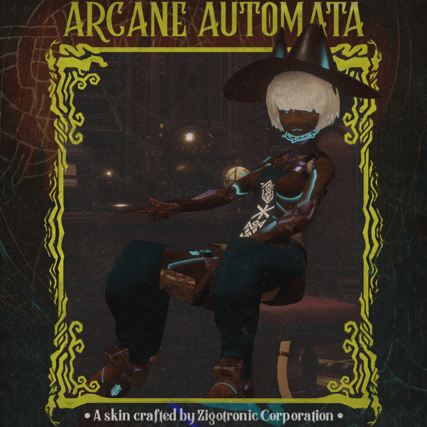 Arcane Automaton - Cyant and Runyant Material and texture set