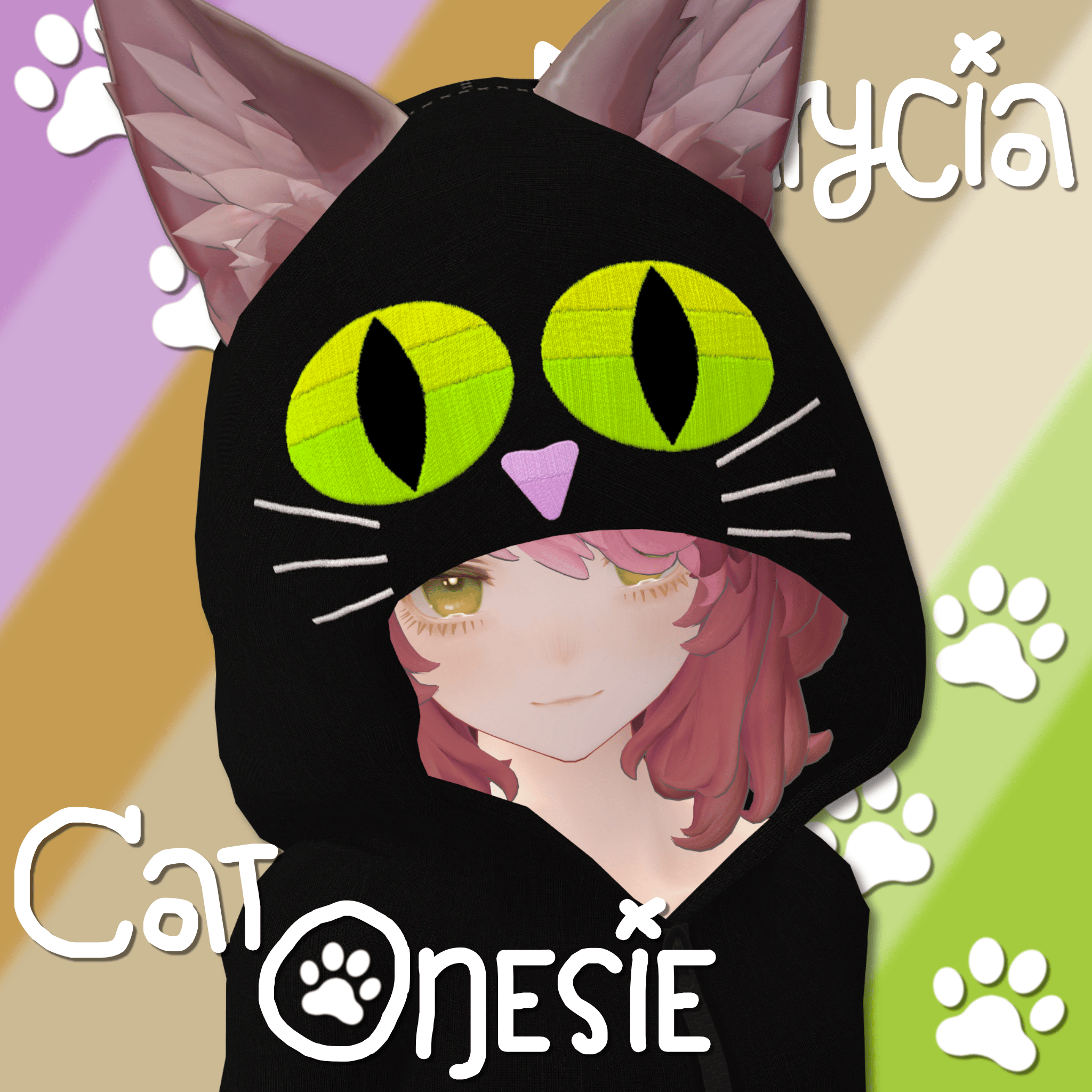 Marycia Cat Onesie - マリシア 猫着ぐるみ