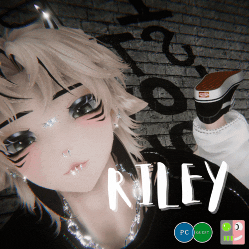 `Riley' ~ neko, matching male version to kat [PC/Q, face tracking, gogo, SFW only]