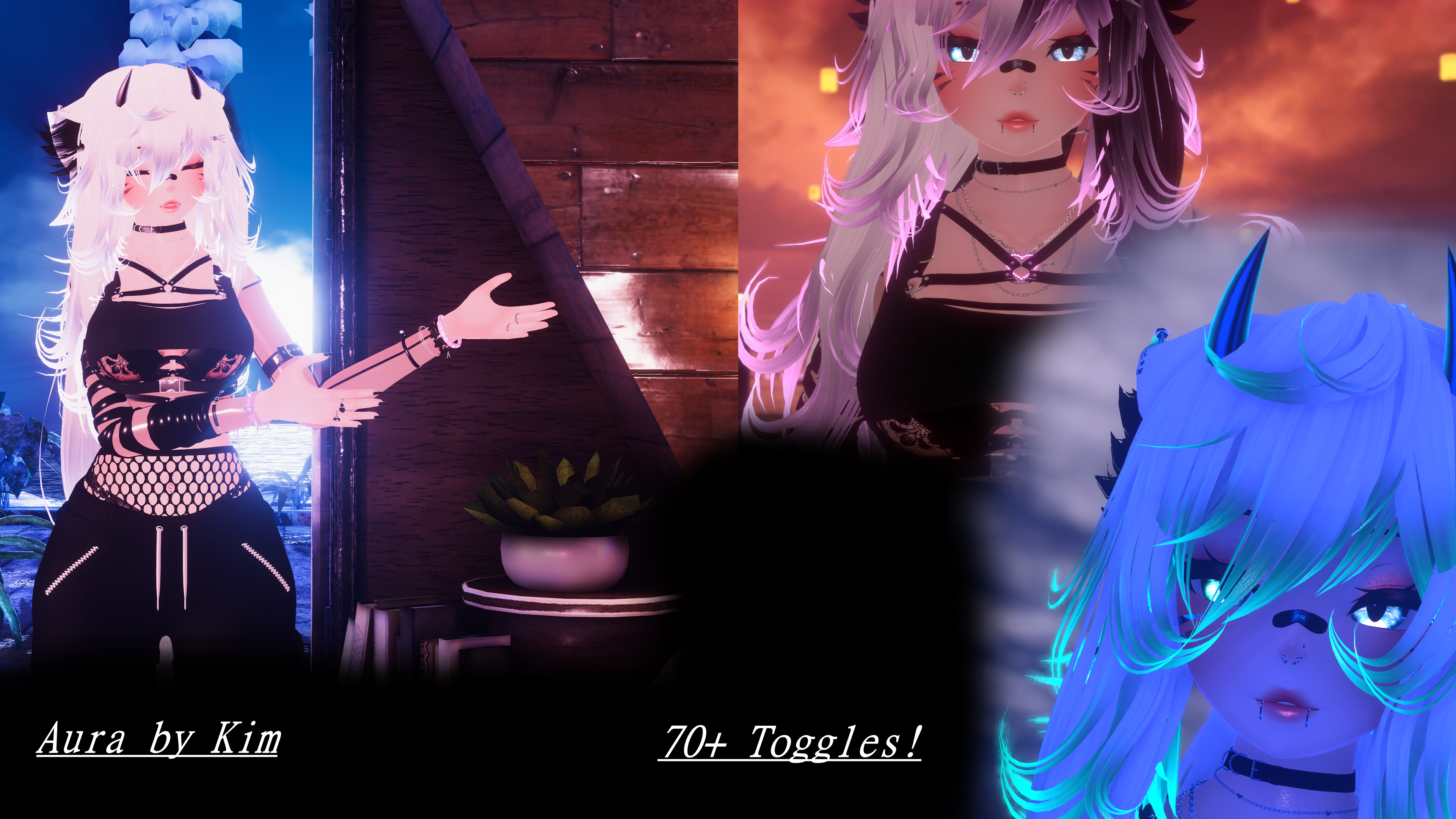 "Aura" VR Model | Face Tracking Compatible
