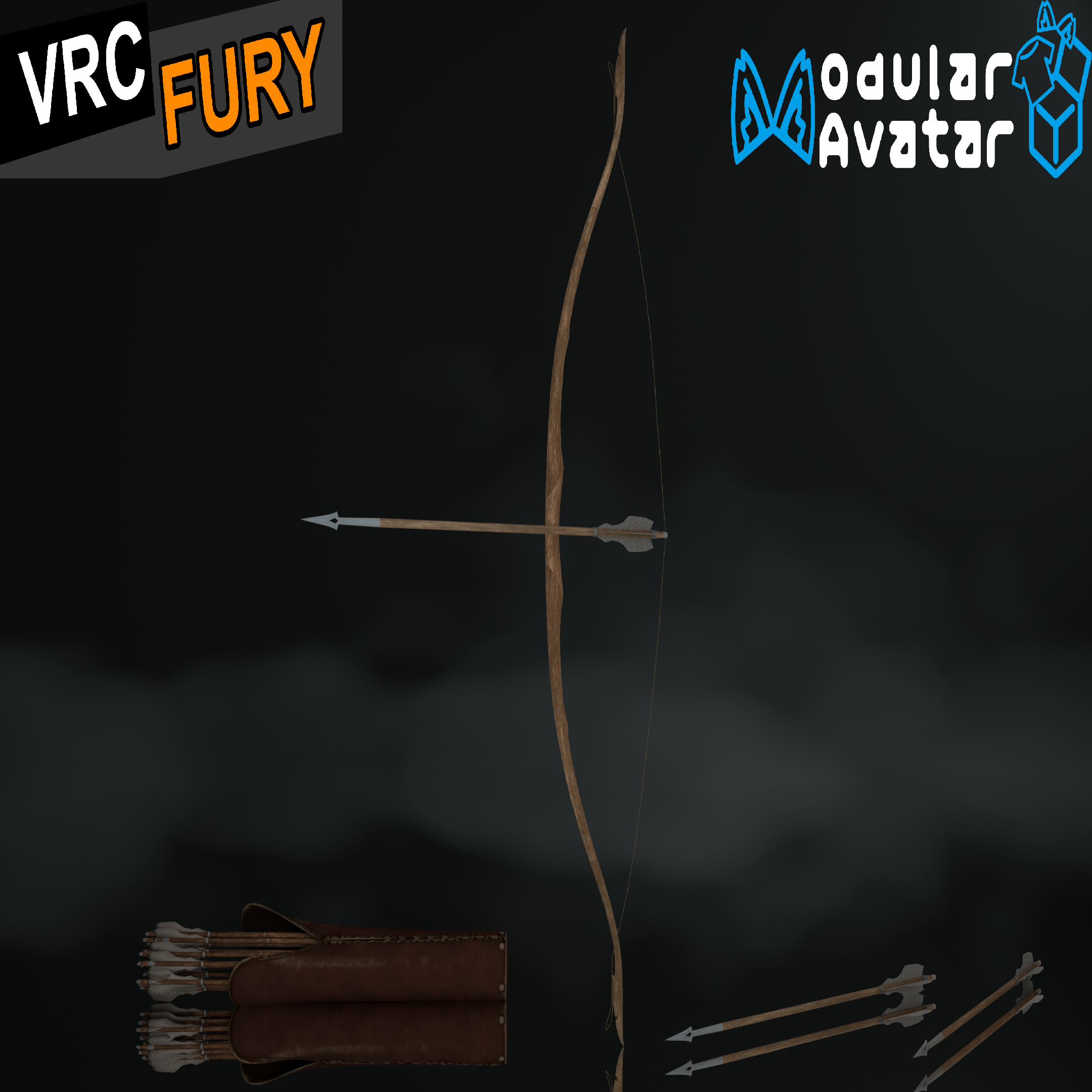 (VRChat) Wooden Bow