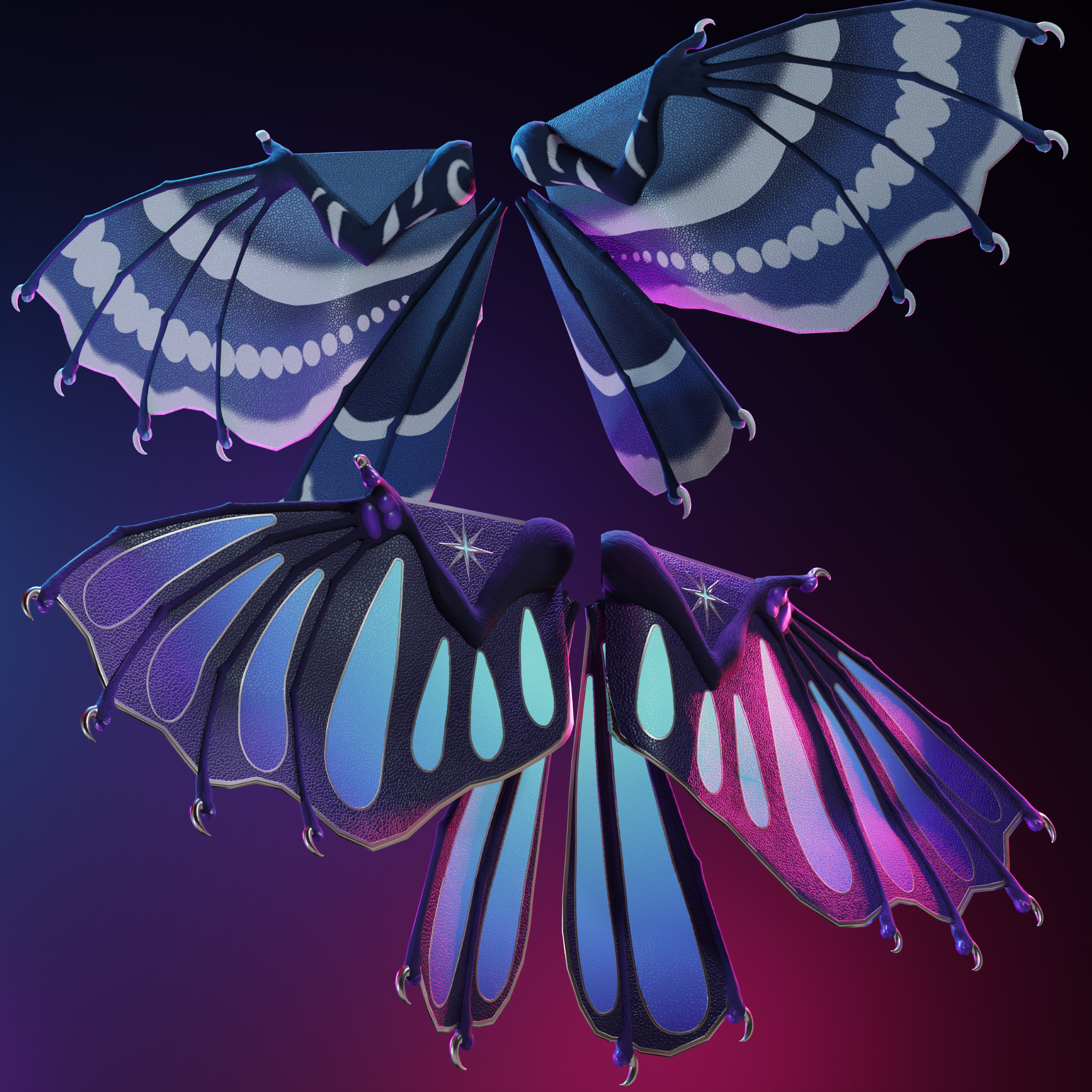 Draconic Moth Wings
