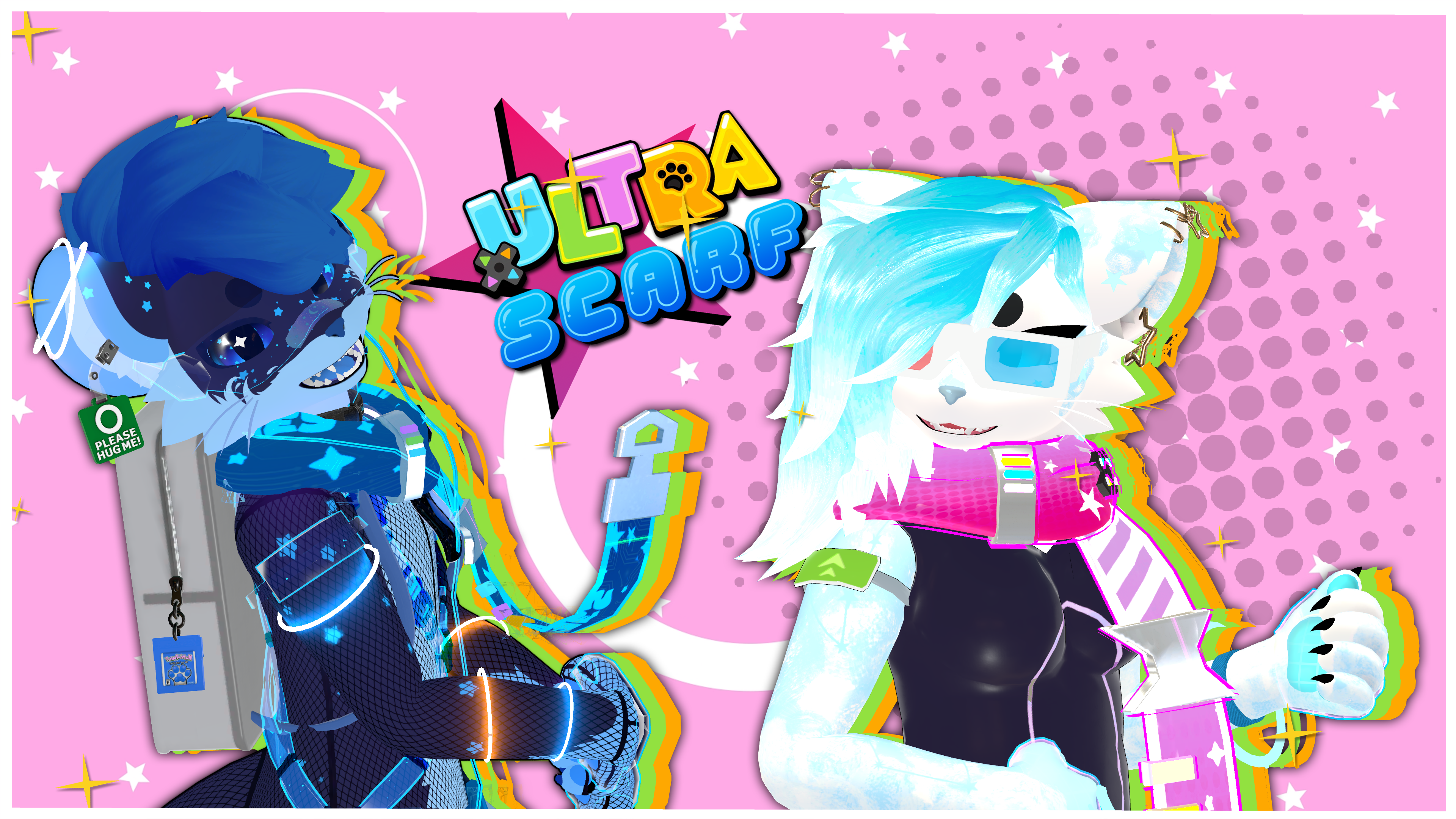 FREE: Nyxie's Retro Scarf - (Furality ULTRA)