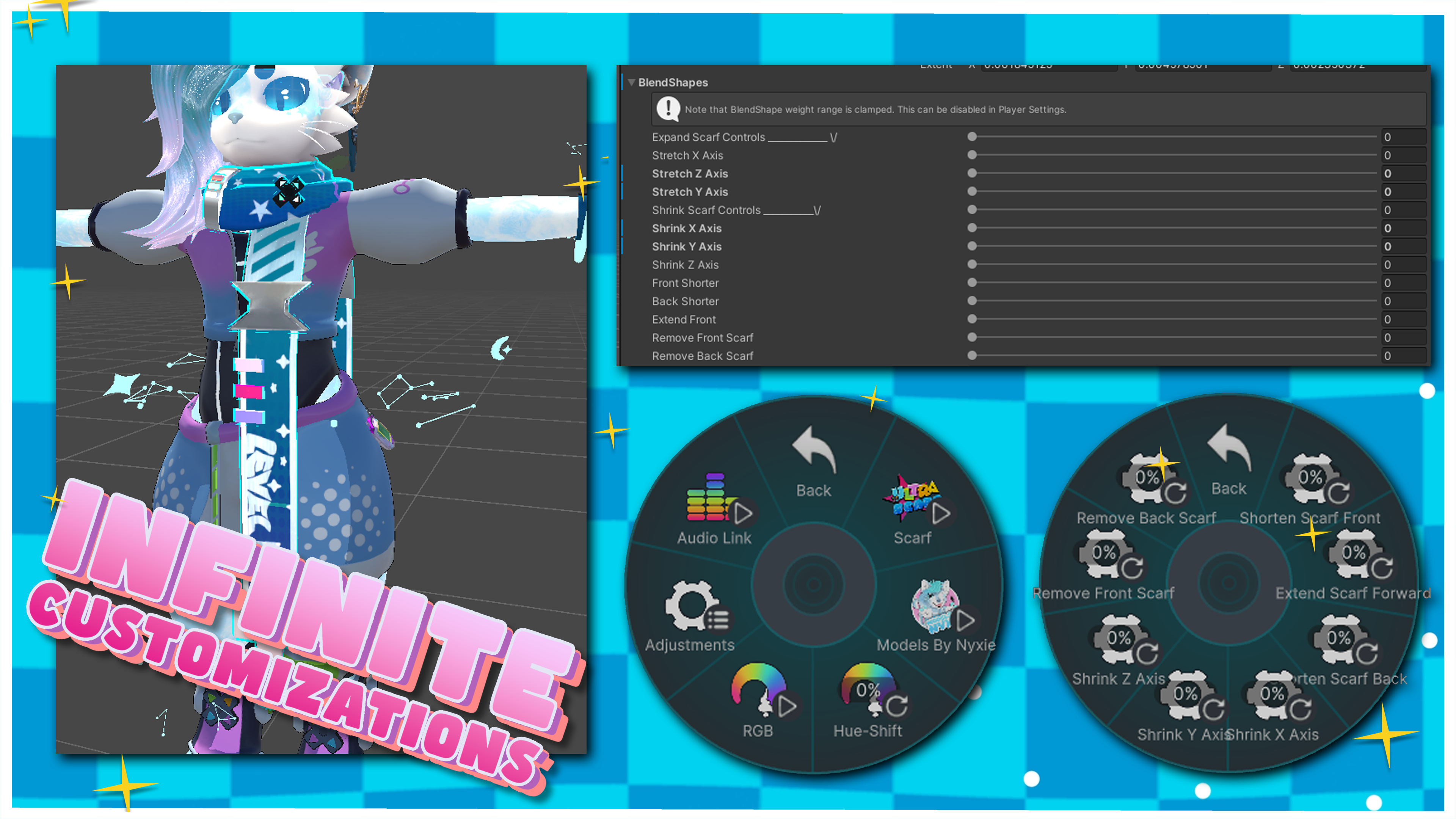 FREE: Nyxie's Retro Scarf - (Furality ULTRA)