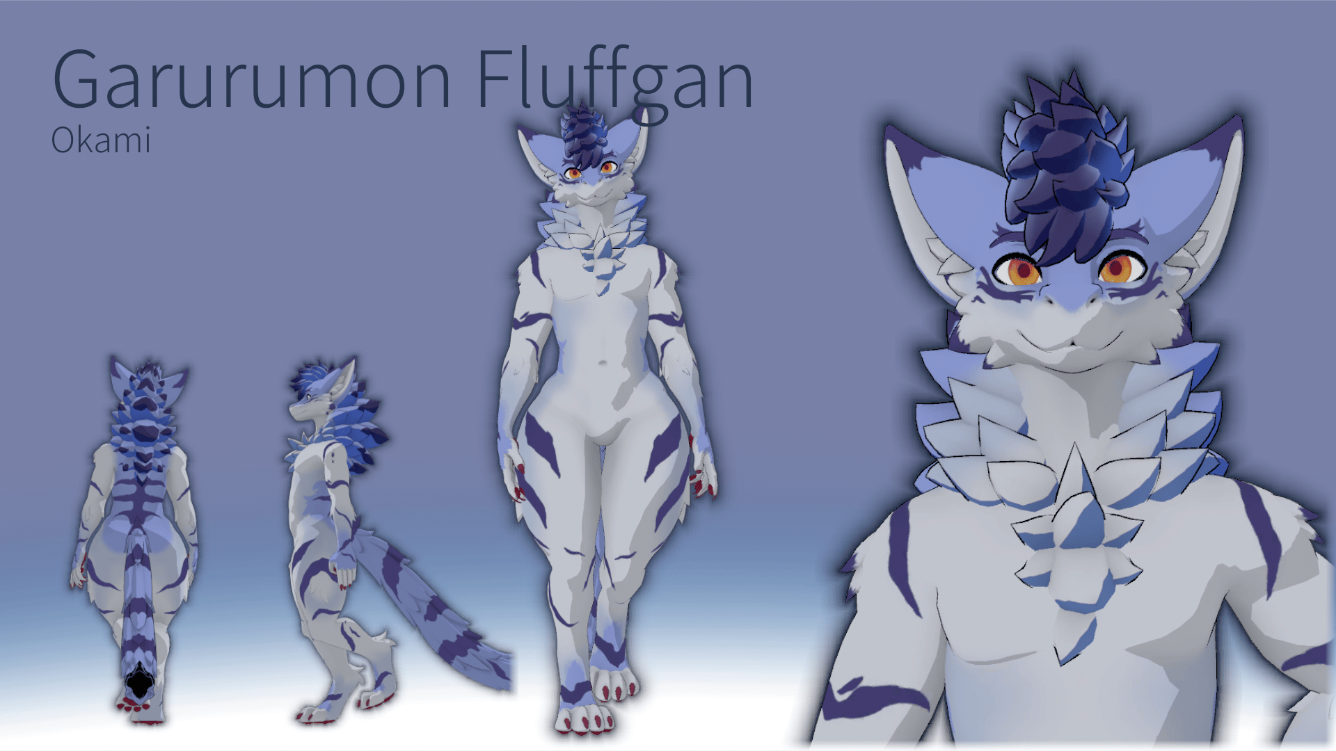Garurumon Fluffgan Texture (both regular and Black garurumon)