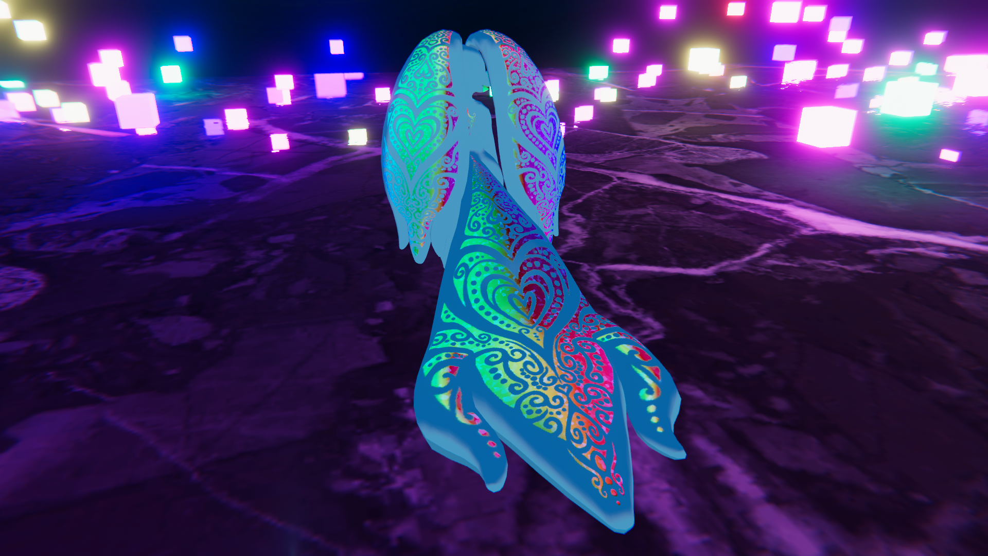 Rainbow Heart Pride - Carbuncle Texture