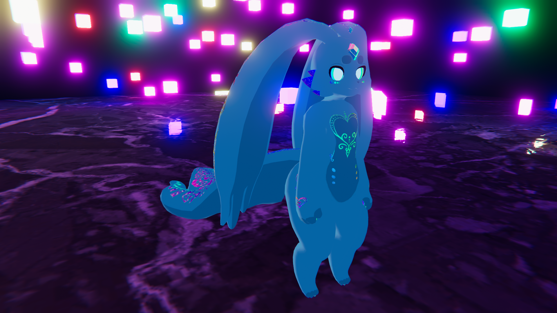 Rainbow Heart Pride - Carbuncle Texture