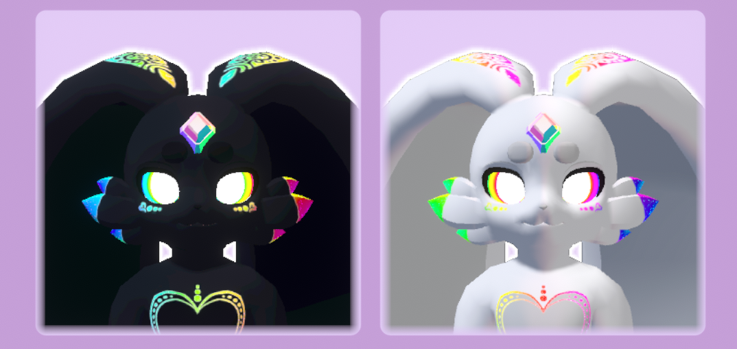 Rainbow Heart Pride - Carbuncle Texture
