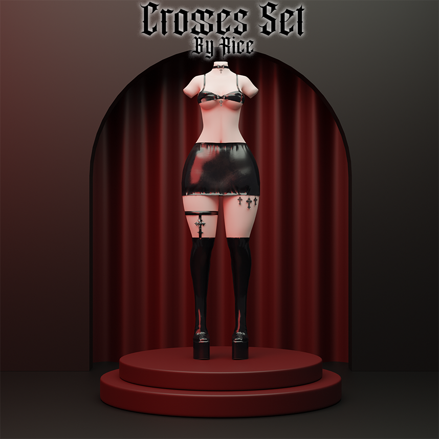 Crosses set