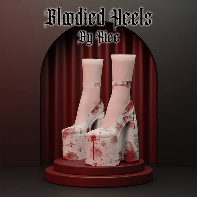 Bloodied heels