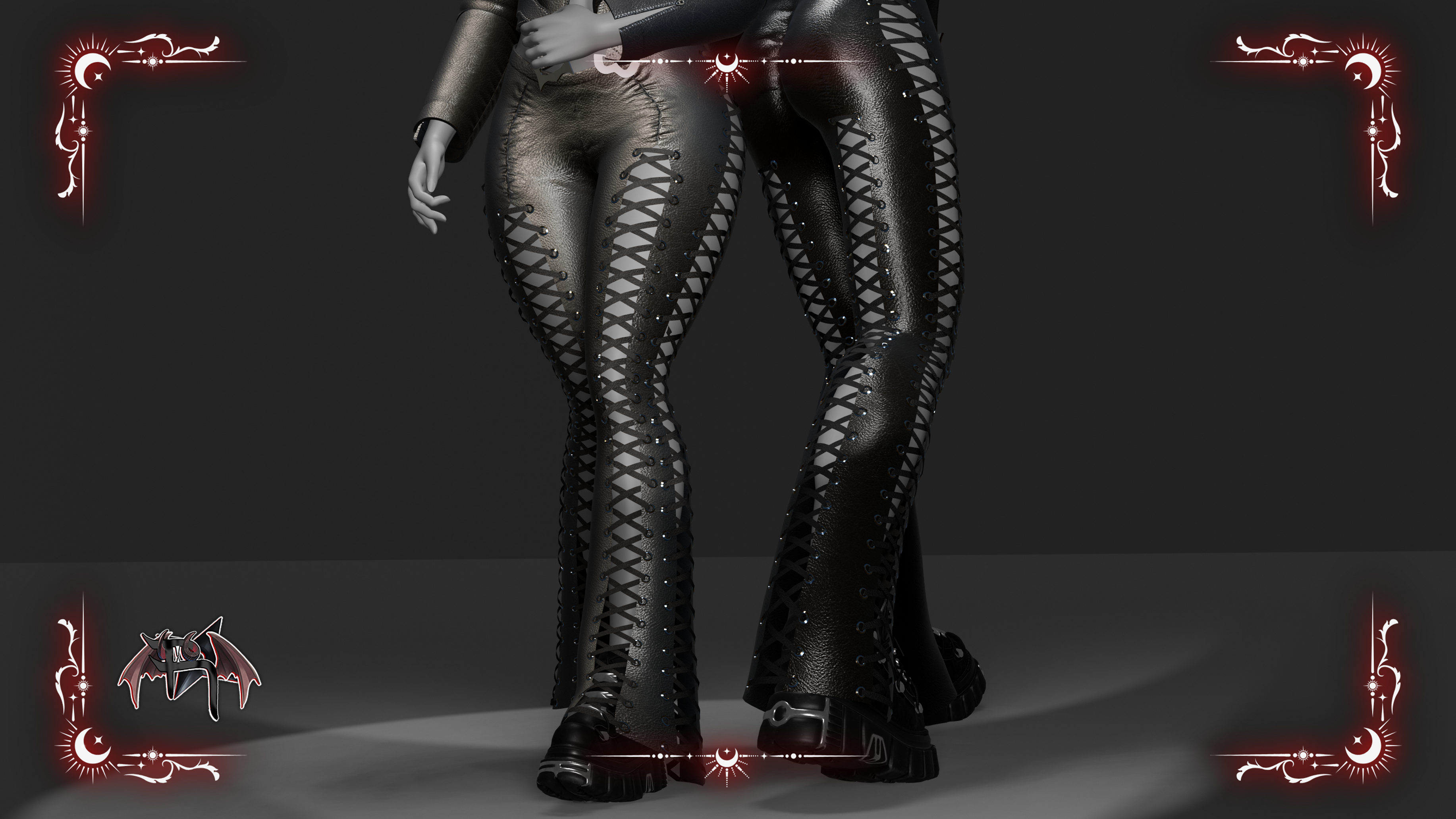 Laced Lovers matching pants and jacket set