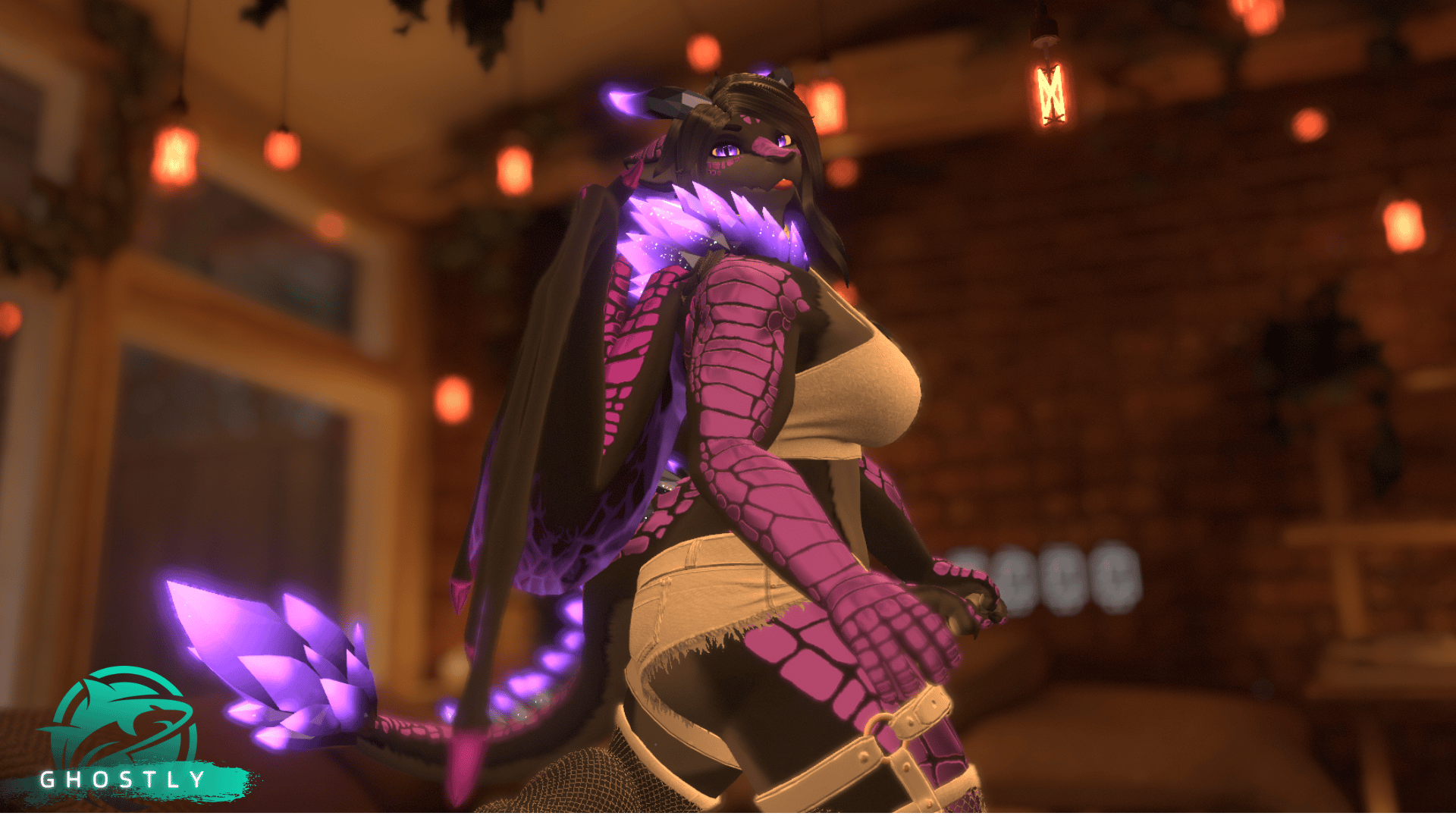 Ghostly Female Dragons