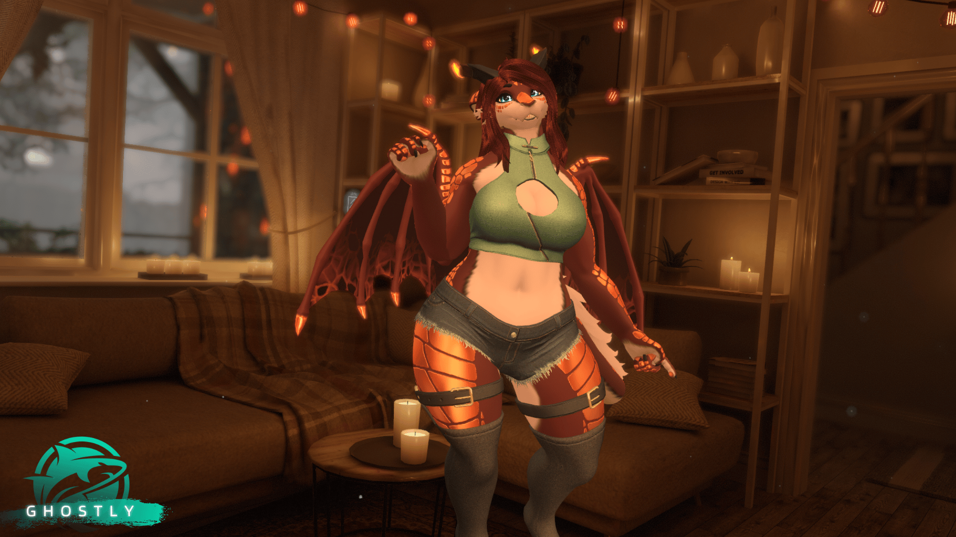 Ghostly Female Dragons