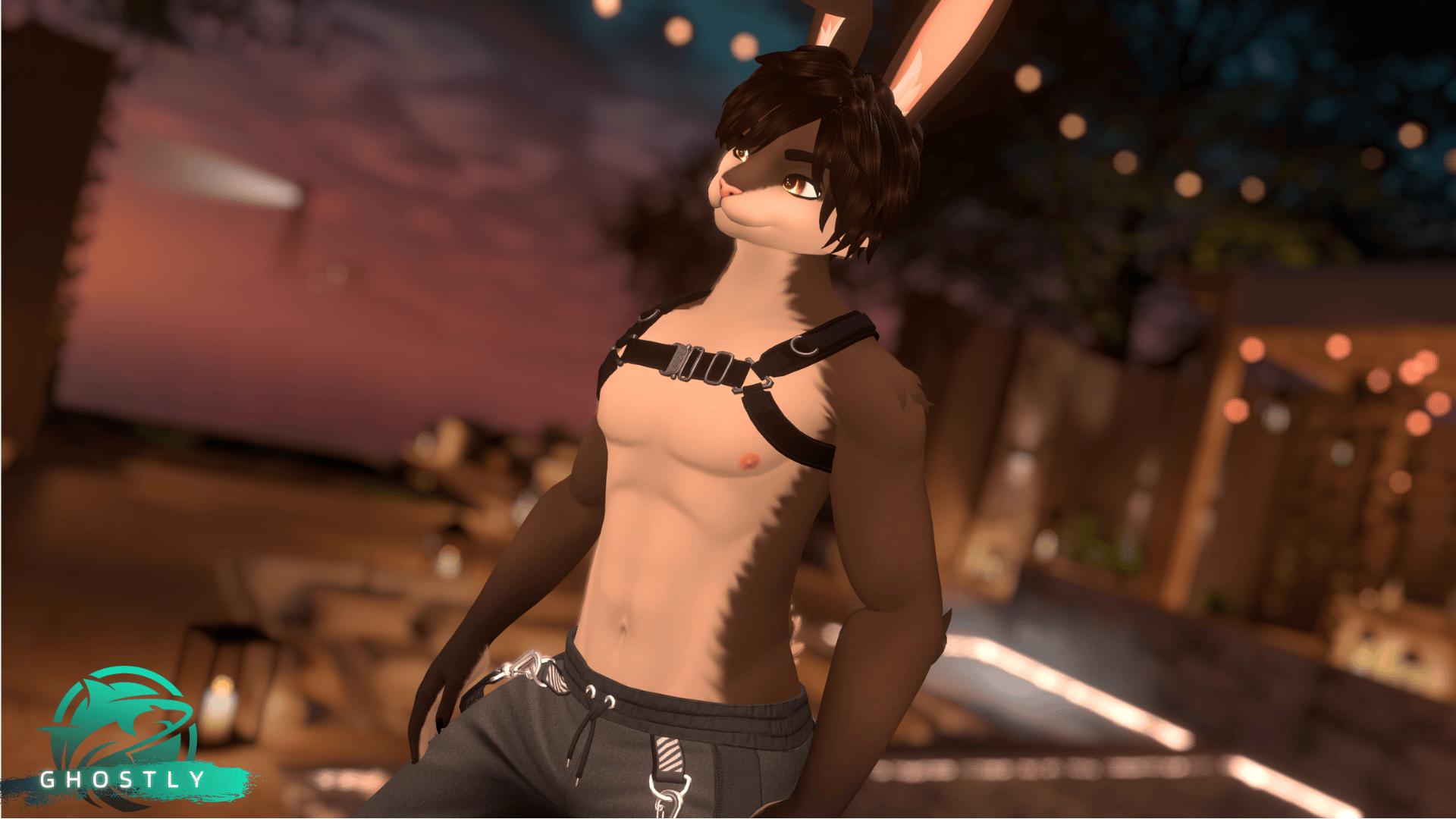 Ghostly Male Bunny