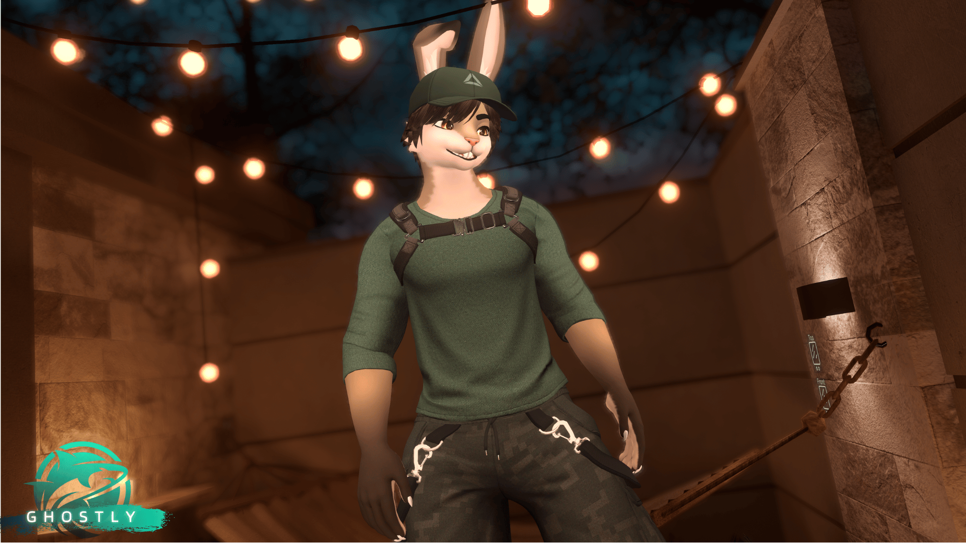 Ghostly Male Bunny