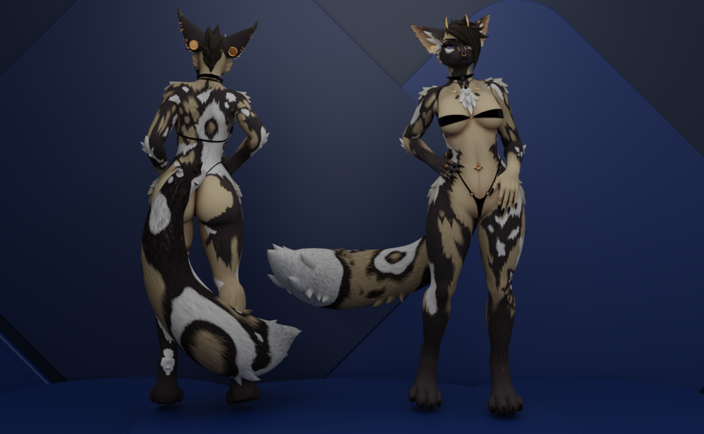 Cape Hunting dog texture for  Nebula by Foxipaws