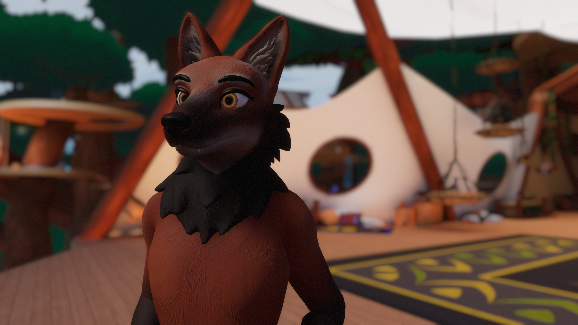 Maned Wolf Kuda's Canine Texture