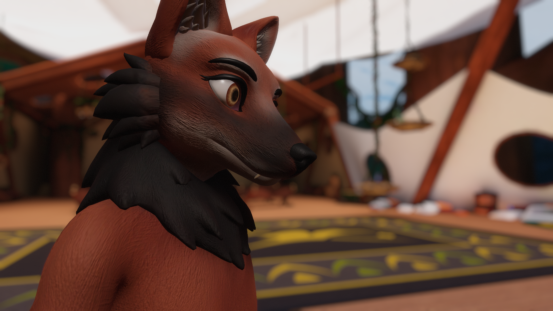Maned Wolf Kuda's Canine Texture