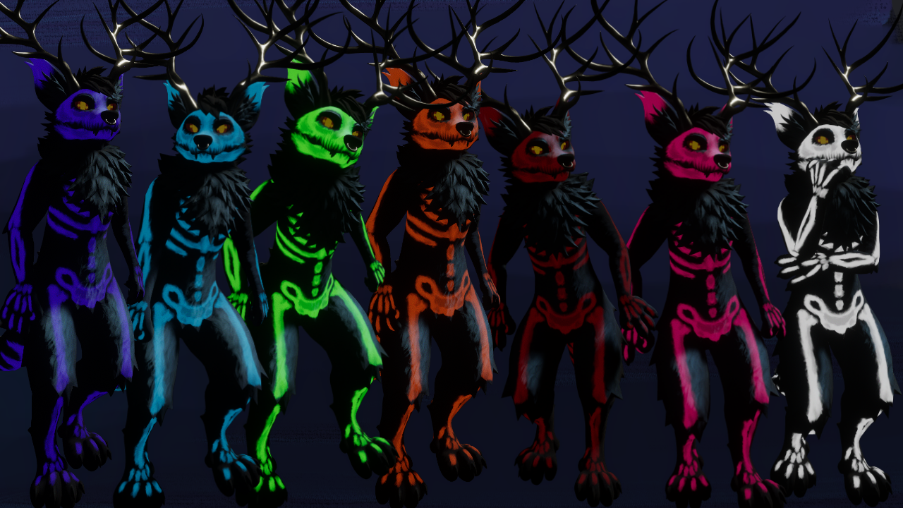 Freakhound Skeleton Bodypaint