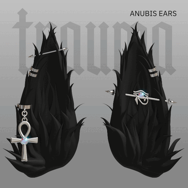 Anubis Ears | Avatar Ears Asset [Personal + Commercial]