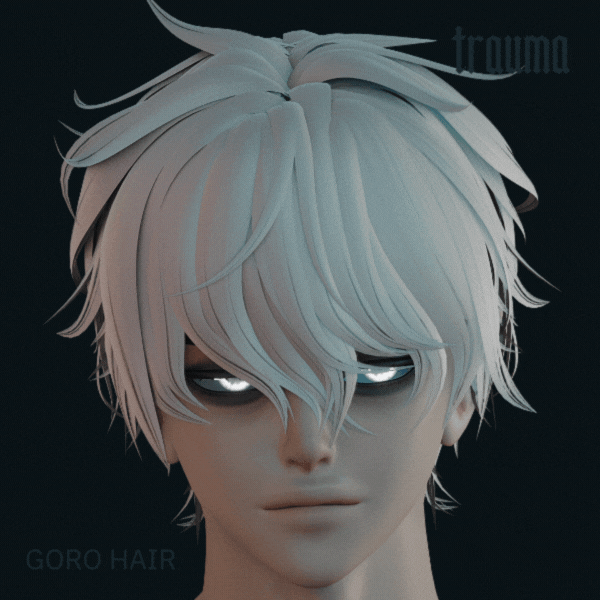 Goro Hair | Hair Asset [Personal & Commercial]